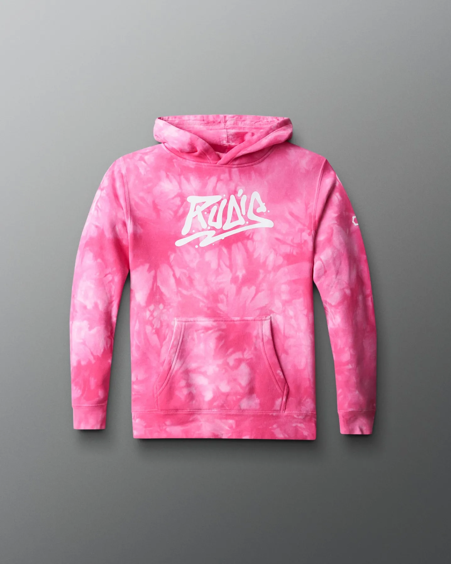 Graffiti Wordmark Tie-Dye Youth Hoodie