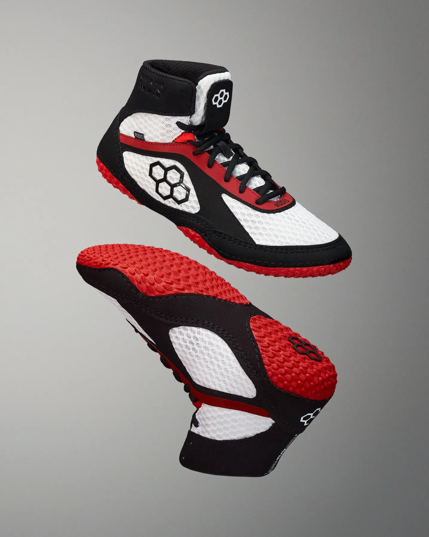 RUDIS Alpha 2.0 Adult Wrestling Shoes - Metallic Red