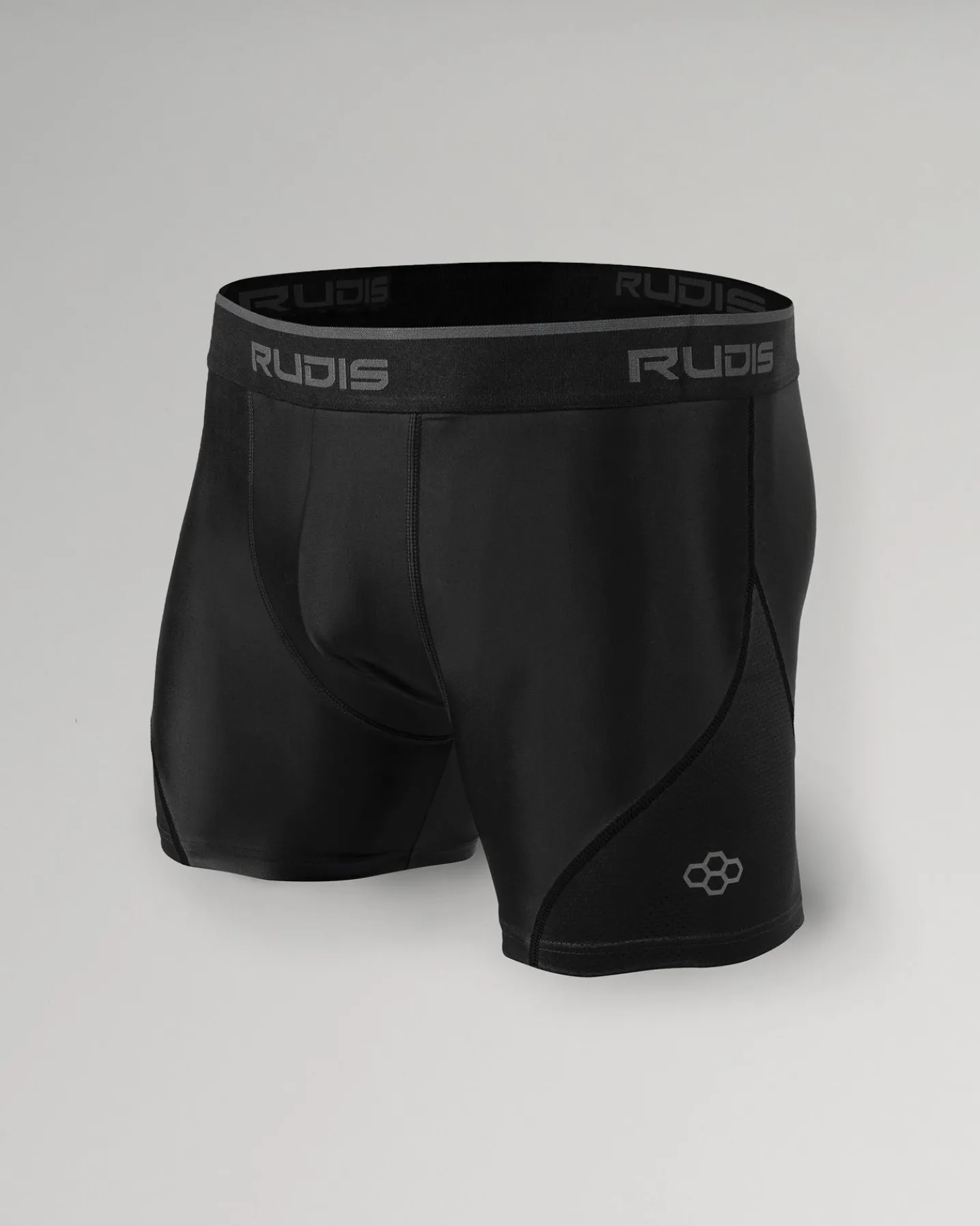 RUDIS Essential Black/Black Adult Boxer Brief