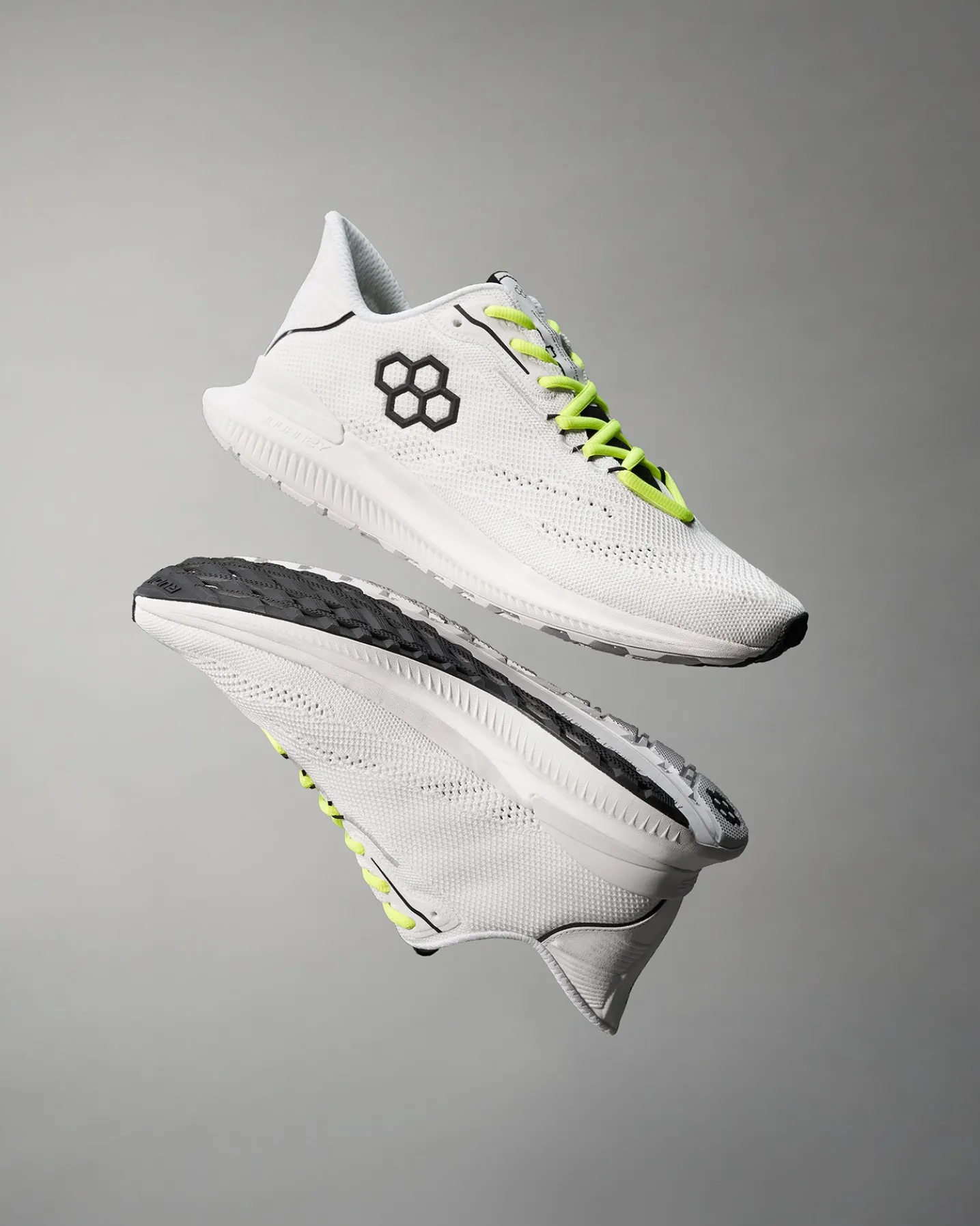 RUDIS Journey Knit Adult Training Shoes - White/Neon