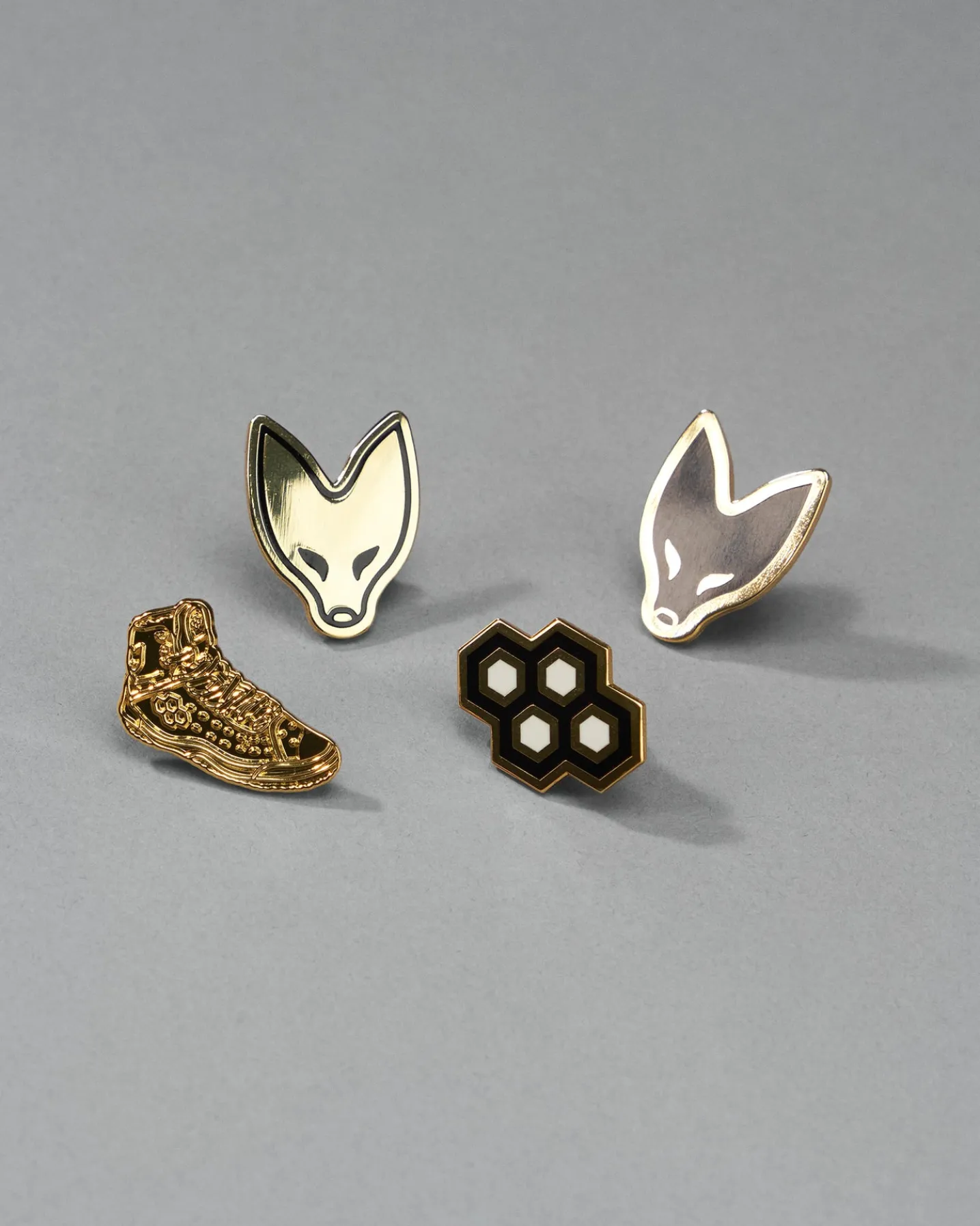 RUDIS Sly Fox 4 Pack Enamel Pins