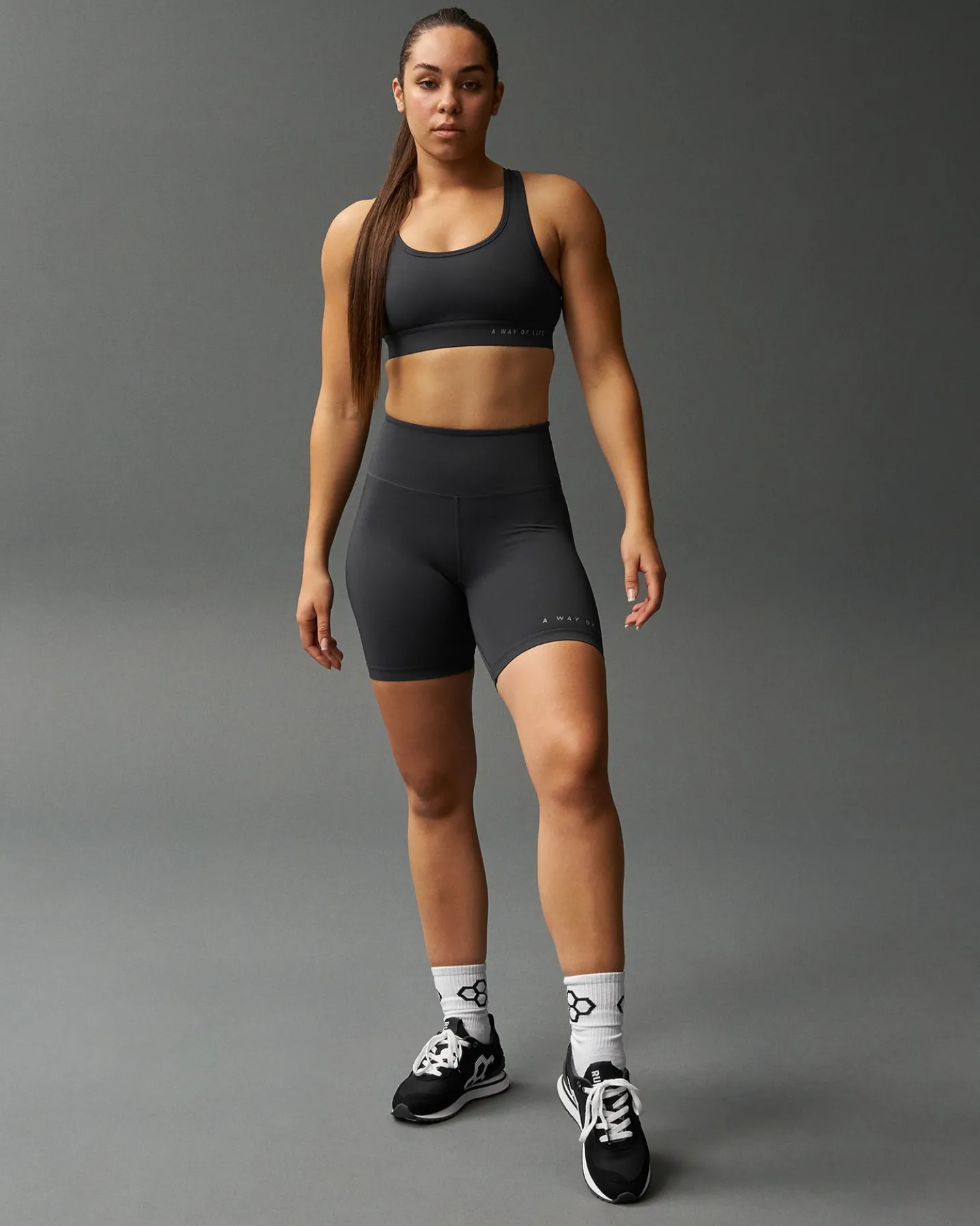 RUDIS Women's Biker Shorts - Charcoal