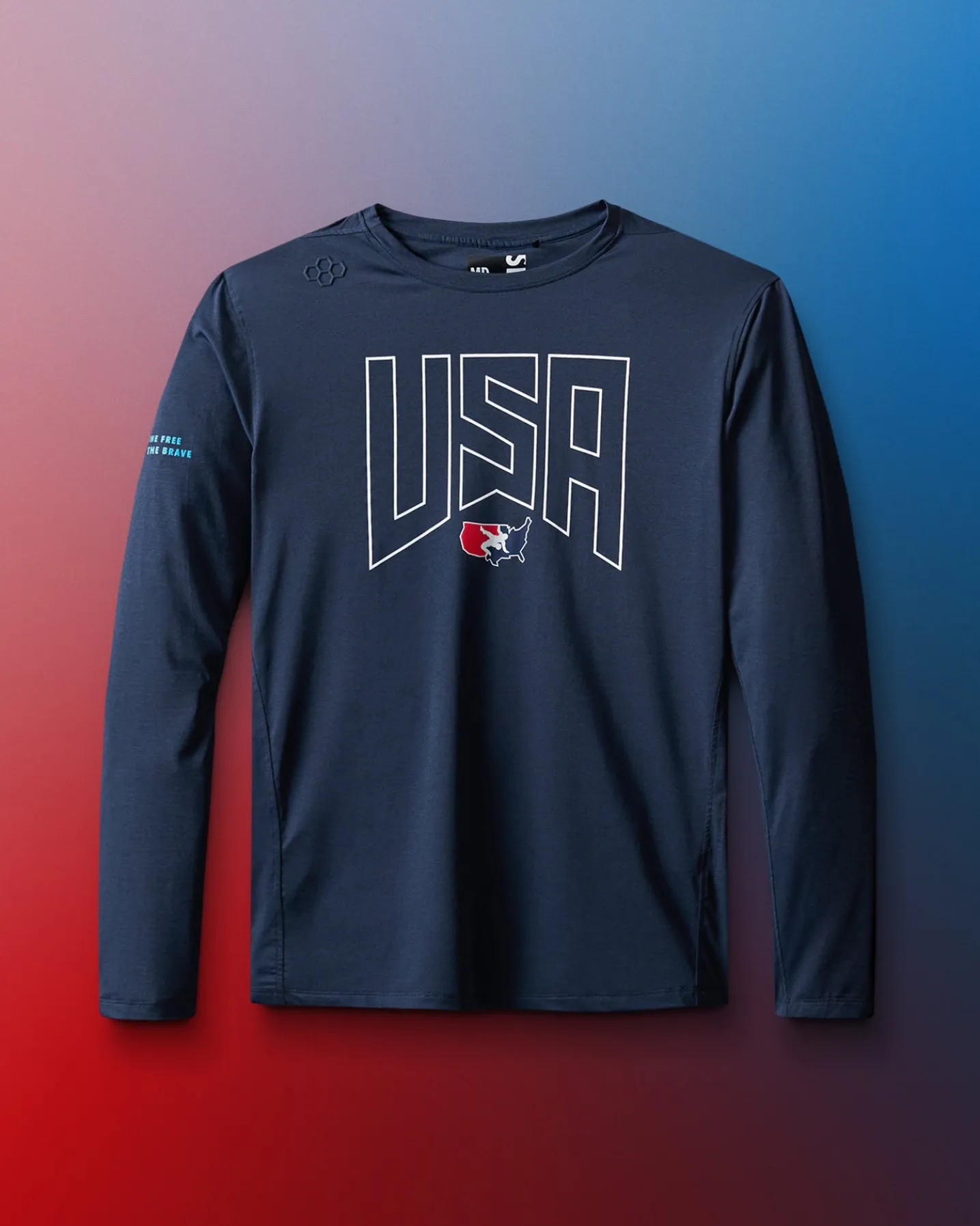 USAW USA Performance Heather Long Sleeve